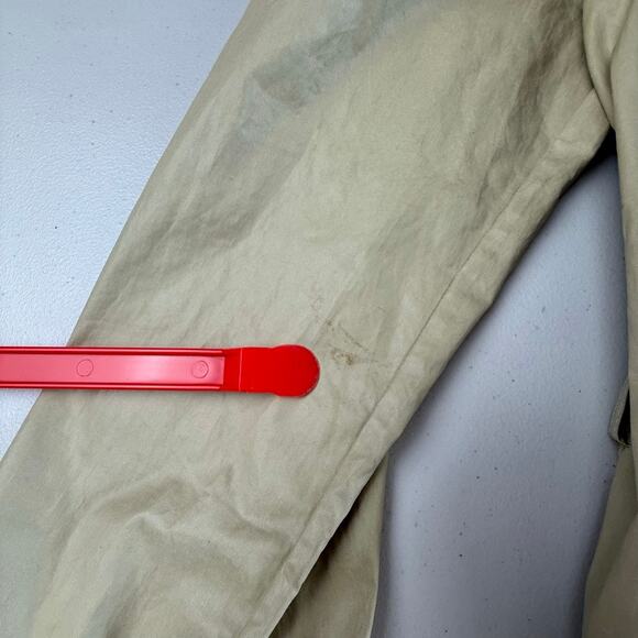 Vince Tan Water Repellent Trench Coat Sz M Old Money Classic Heritage MSRP $495 - Picture 6 of 10